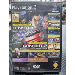 DEMO PS2 TEKKEN 4 - BURNOUT 2